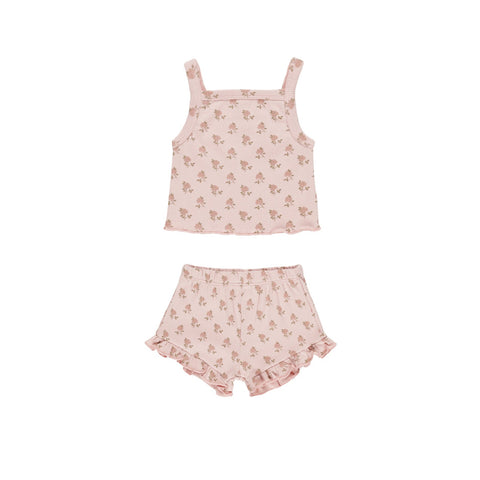 Roses Evie Tank + Shortie Set - Quincy Mae