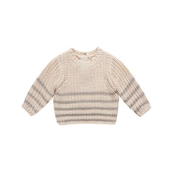 Fog Stripe Rex Sweater - Quincy Mae