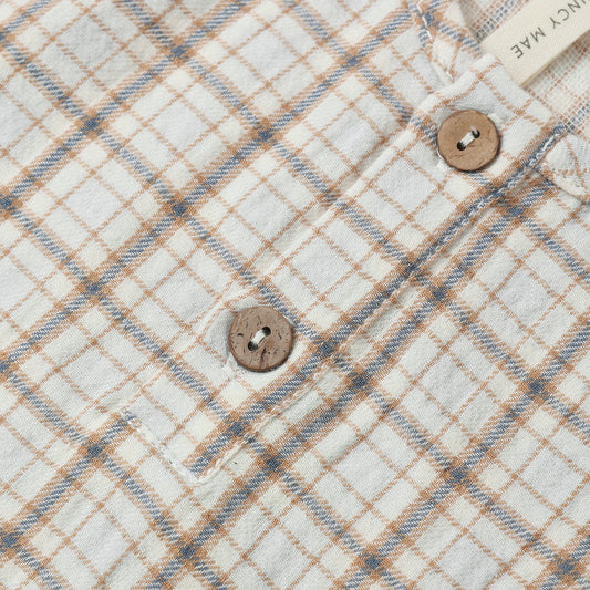 Blue Plaid Zion Shirt - Quincy Mae