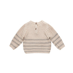 Fog Stripe Rex Sweater - Quincy Mae