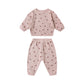 Hearts Waffle Slouch Set - Quincy Mae