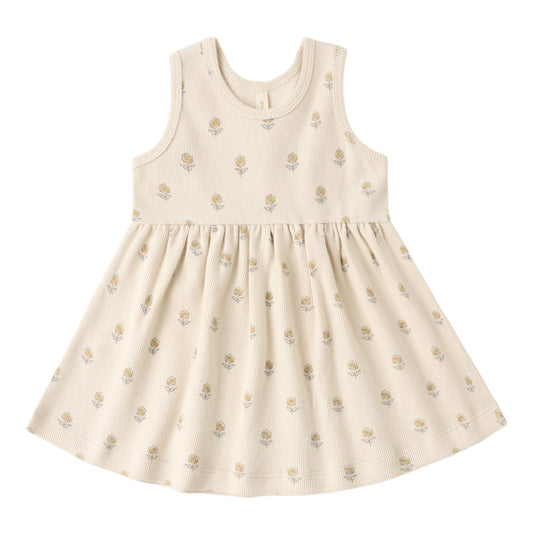 Buttercup Ribbed Tank Dress - Quincy Mae