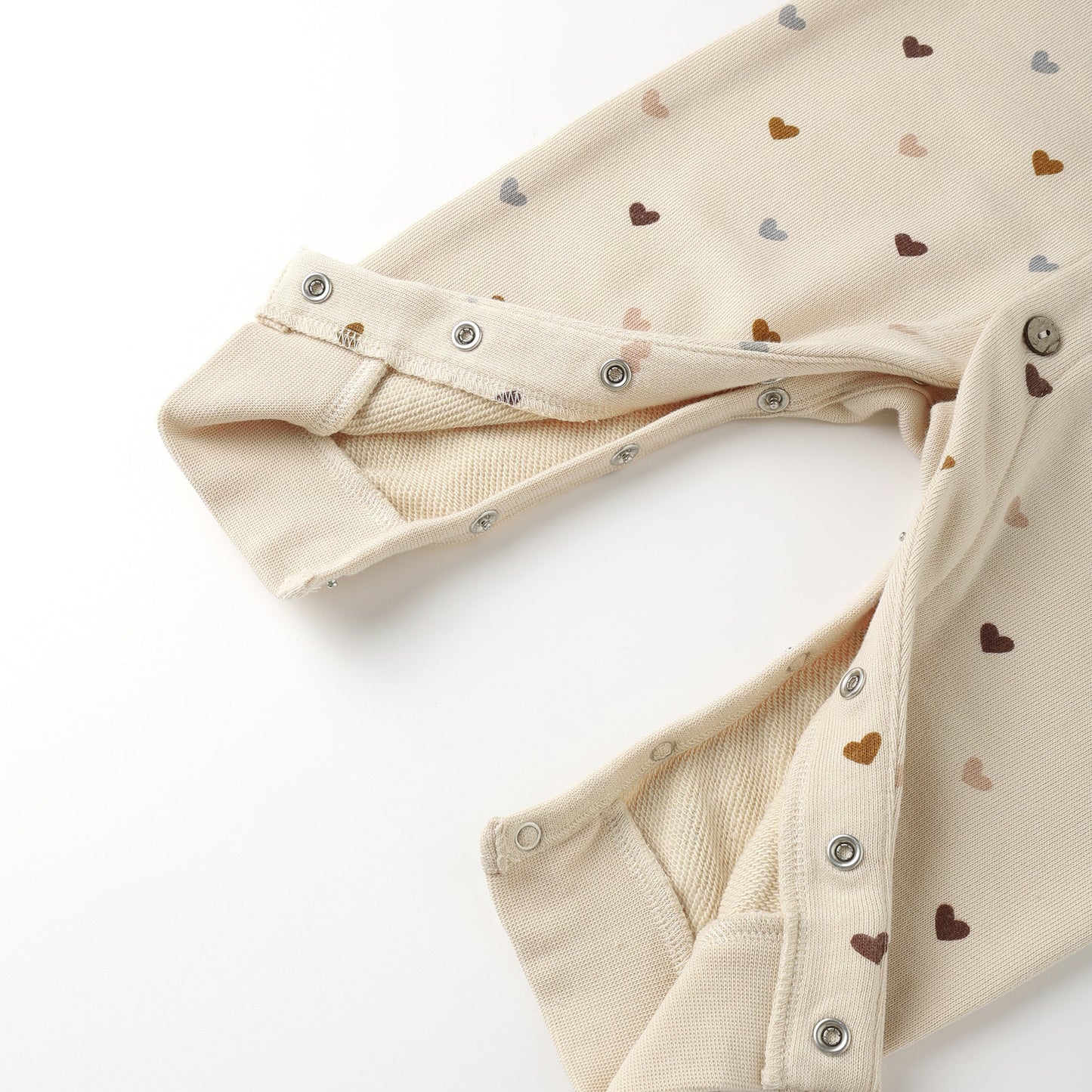 Hearts Button Down Jumpsuit - Rylee & Cru