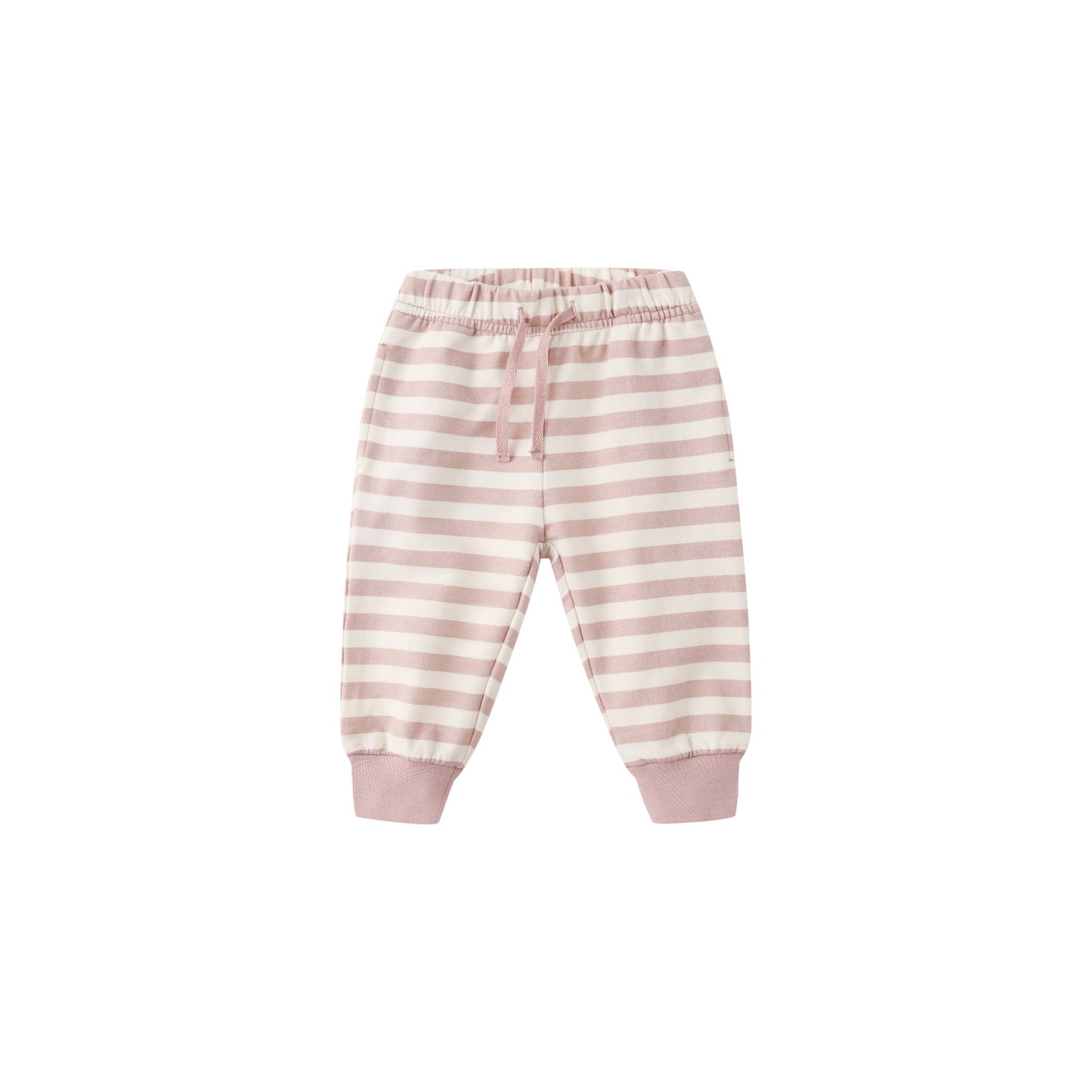 Pink Stripe Relaxed Sweatpants - Quincy Mae