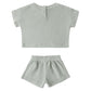 Sage Terry Tee + Shorts - Quincy Mae