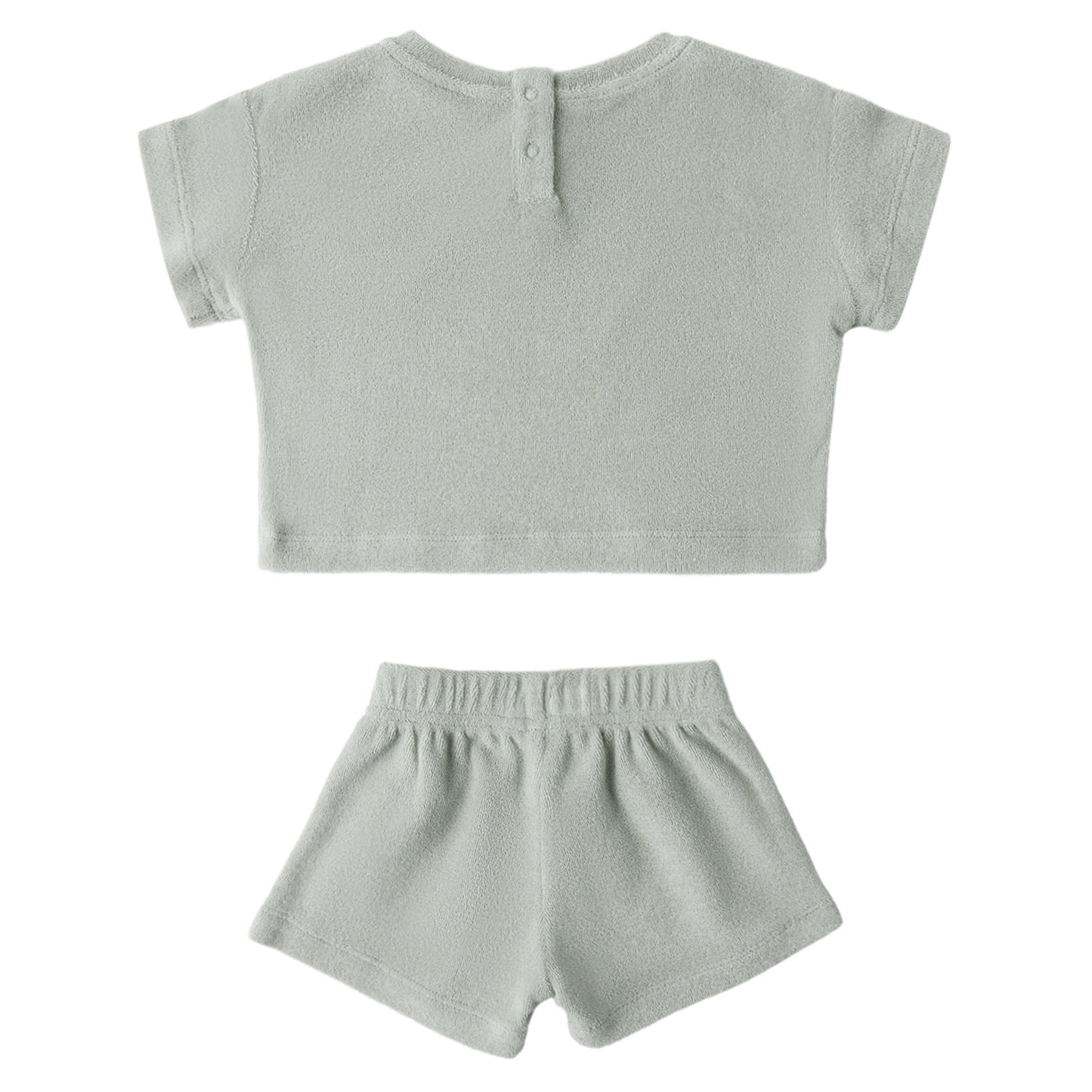 Sage Terry Tee + Shorts - Quincy Mae