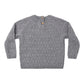 Heathered Slate Knit Sweater - Quincy Mae