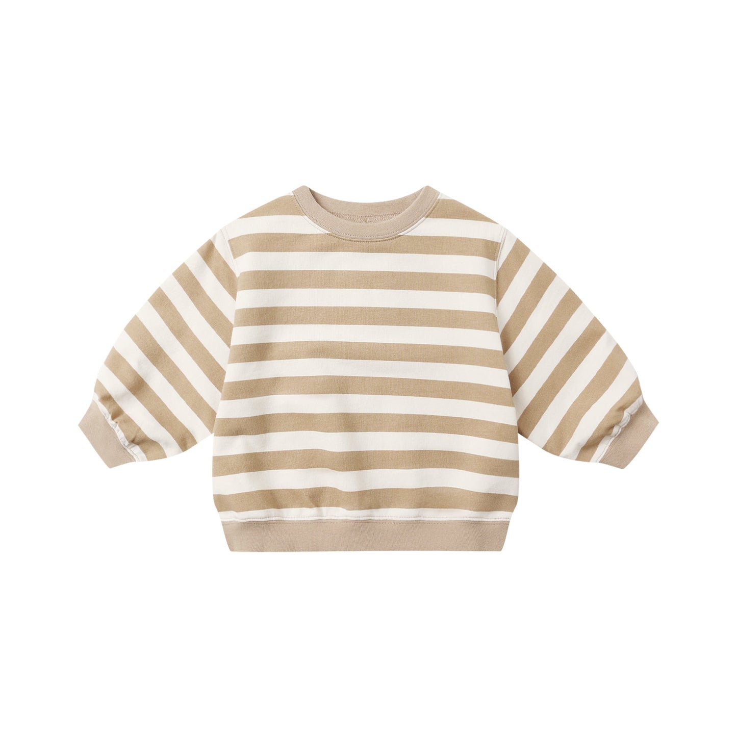 Gold Stripe Oversized Sweatshirt - Quincy Mae
