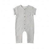 Sage Gingham Charlie Jumpsuit - Quincy Mae