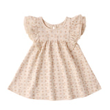 Strawberries Flutter Dress - Quincy Mae