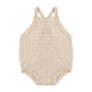 Ecru Annie Knit Romper - Quincy Mae