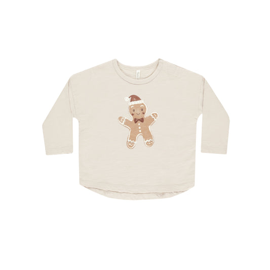 Gingerbread Long Sleeve Tee - Rylee + Cru