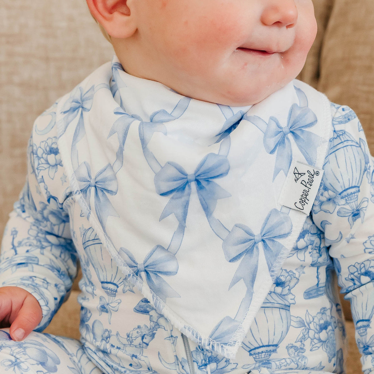 Vitnage Carnival Bandana Bibs - Copper Pearl