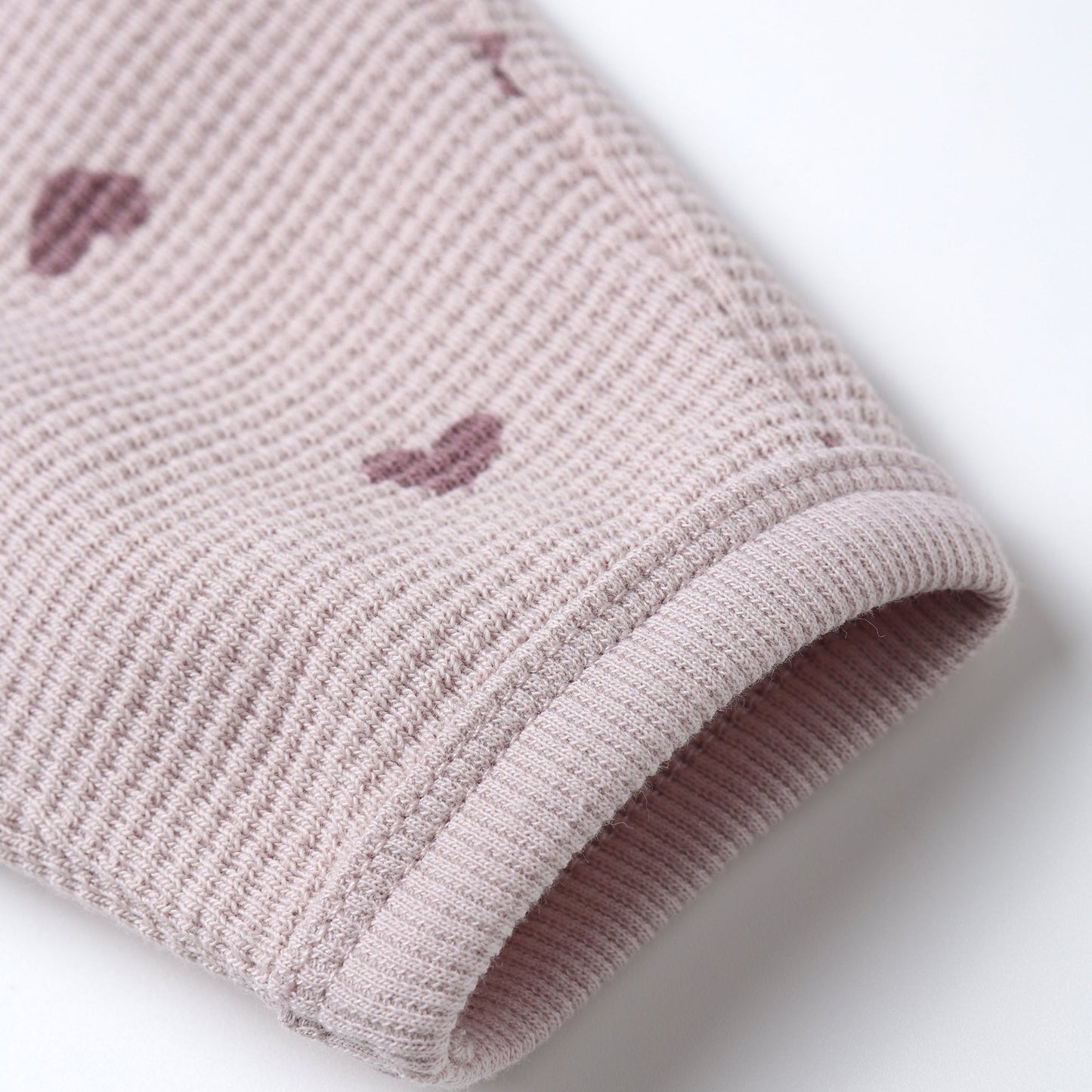 Hearts Waffle Slouch Set - Quincy Mae