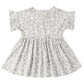 Blue Floral Bamboo Babydoll Dress - Quincy Mae