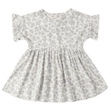 Blue Floral Bamboo Babydoll Dress - Quincy Mae