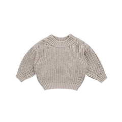 Fog Chunky Knit Sweater - Quincy Mae