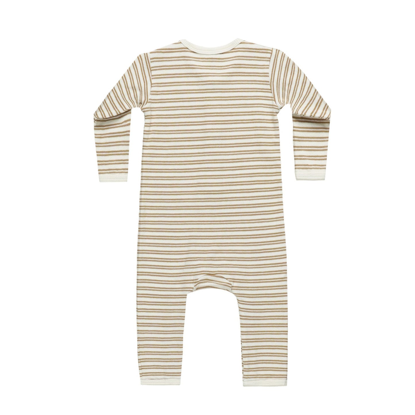 Golden Stripe Ribbed Jumpsuit - Quincy Mae