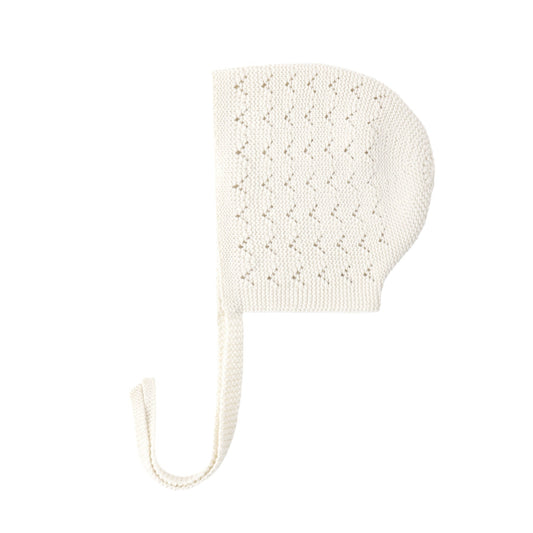 Natural Knit Bonnet - Quincy Mae