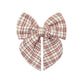 Christmas Plaid Bow Clip - Quincy Mae