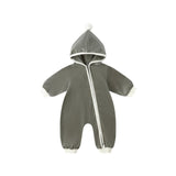 Forest Velour Zip Jumpsuit - Quincy Mae