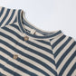 Ocean Stripe Waffle Long Sleeve Jumpsuit - Quincy Mae