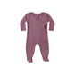 Mulberry Pointelle Wrap Footie - Quincy Mae