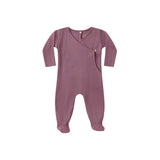 Mulberry Pointelle Wrap Footie - Quincy Mae