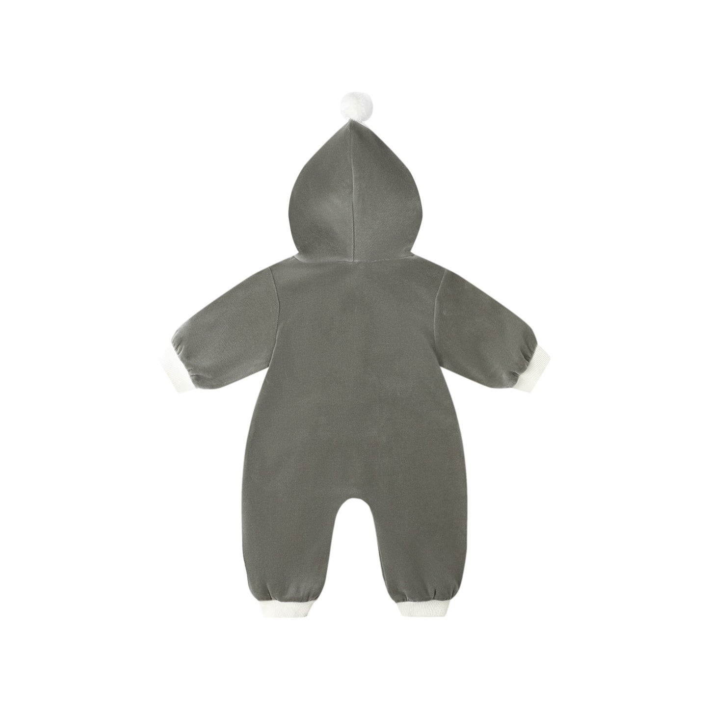 Forest Velour Zip Jumpsuit - Quincy Mae