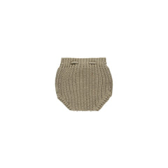 Olive Knit Tie Bloomer - Quincy Mae