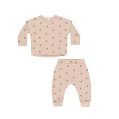 Gingerbread Long Sleeve Tee + Pant - Rylee + Cru