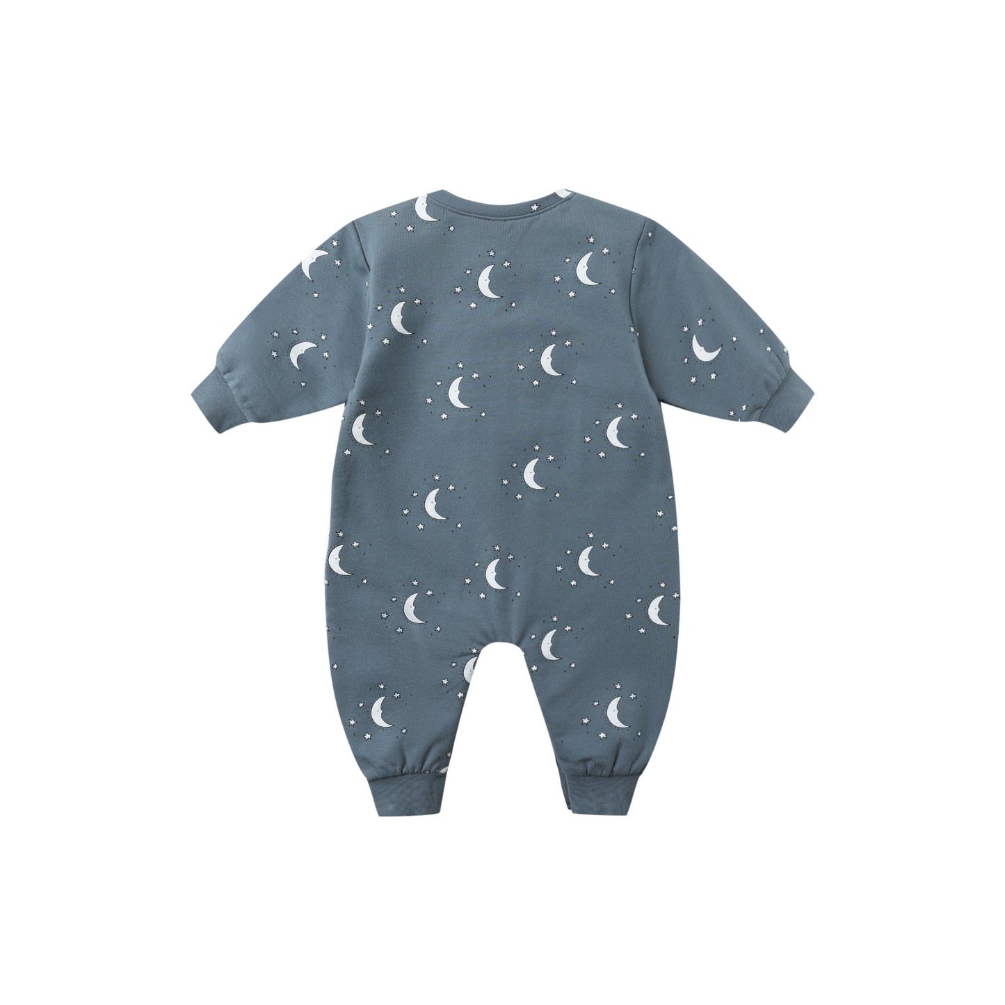 Silver Moons Relaxed Fleece Jumpsuit - Quincy Mae