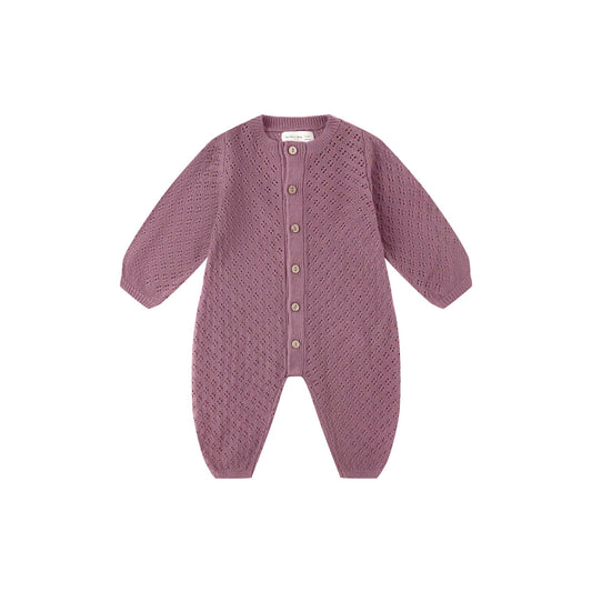 Mulberry Bubble Romper - Quincy Mae