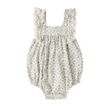 Green Fleur Maya Romper - Rylee & Cru