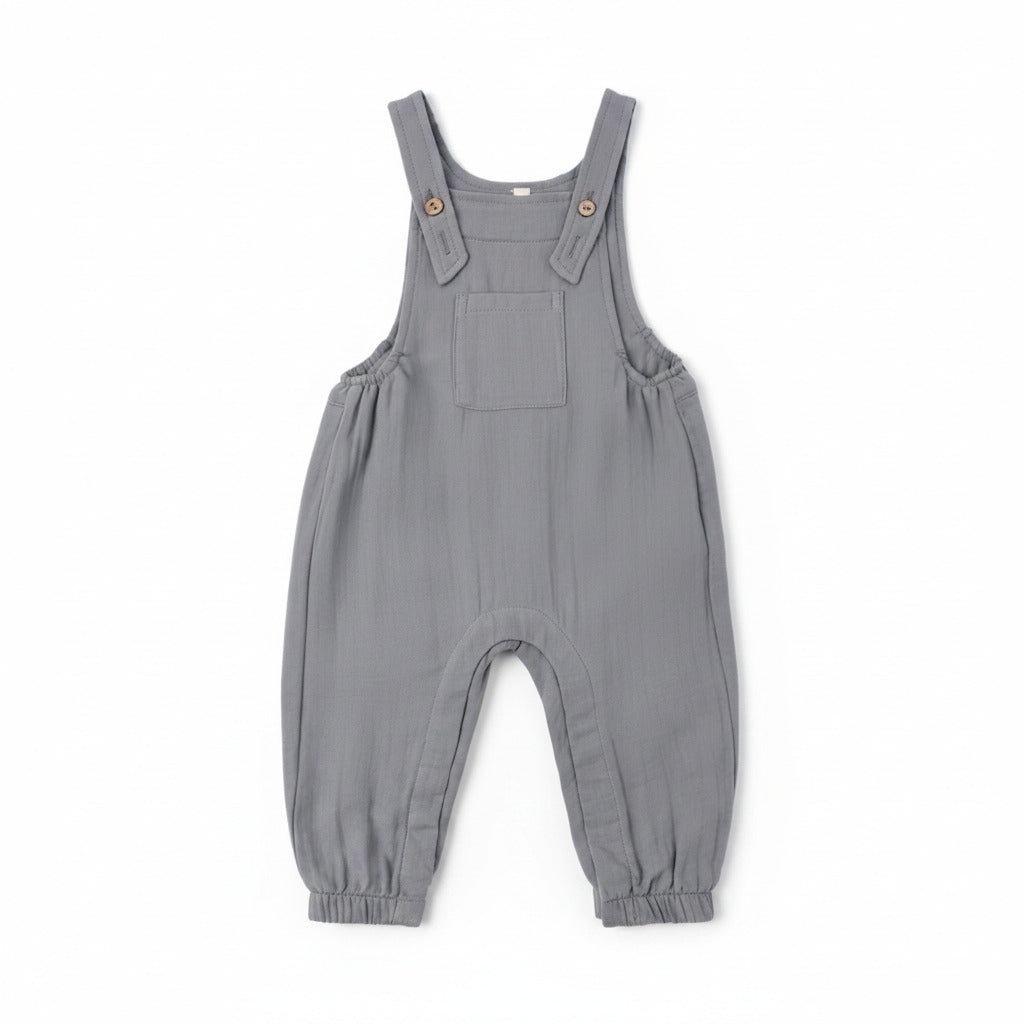 Slate Baby Overall - Quincy Mae
