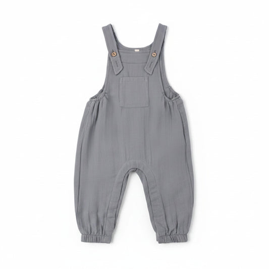 Slate Baby Overall - Quincy Mae