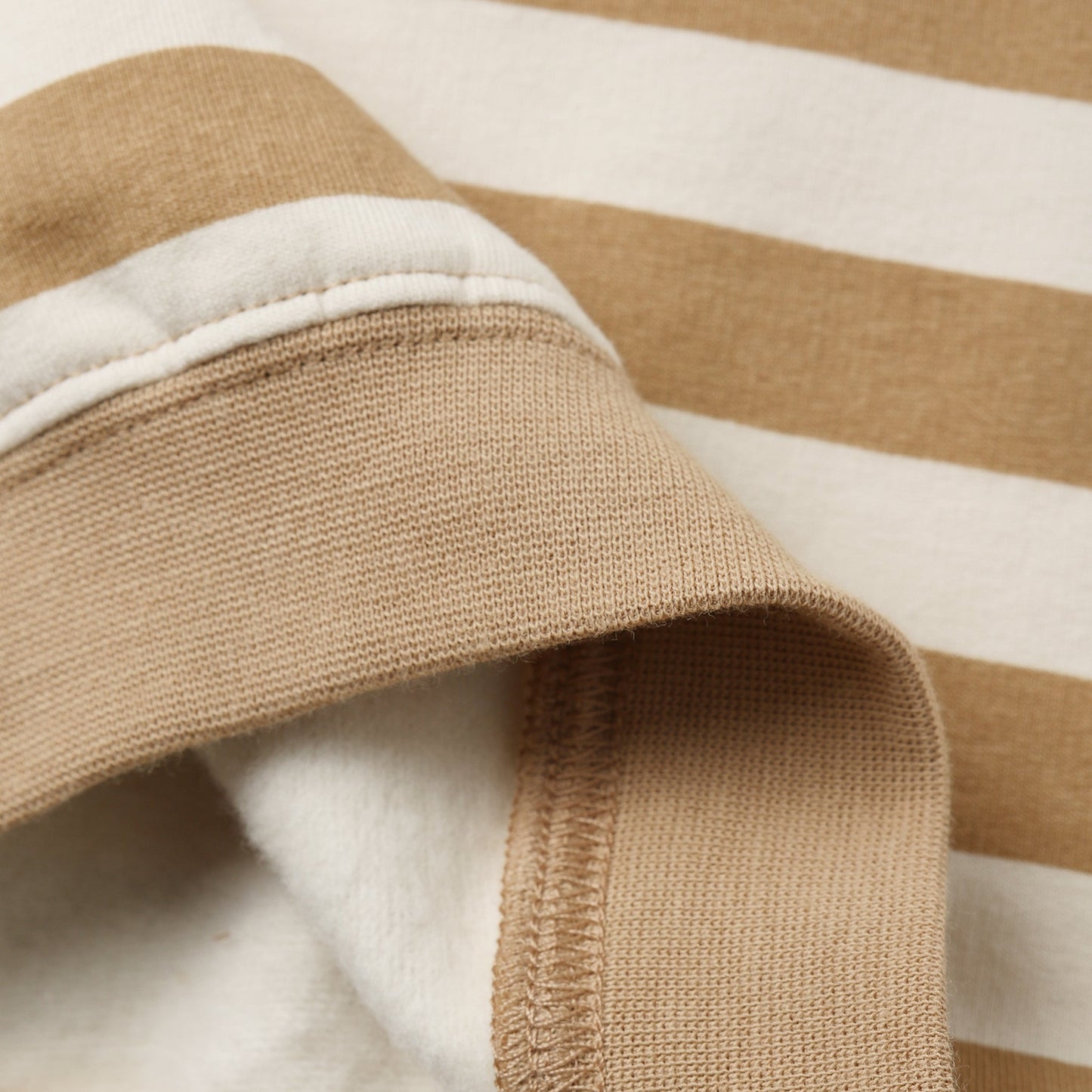Gold Stripe Oversized Sweatshirt - Quincy Mae