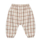 Rustic Plaid Woven Pant - Quincy Mae
