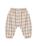 Rustic Plaid Woven Pant - Quincy Mae