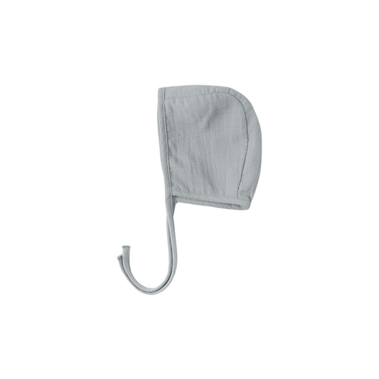Steel Blue Woven Bonnet - Quincy Mae