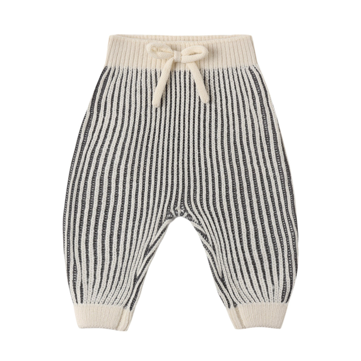 Midnight Stripe Chunky Knit Pant - Quincy Mae