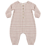 Christmas Plaid Woven Jumpsuit - Quincy Mae
