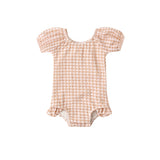 Melon Check Catalina Swimsuit - Quincy Mae