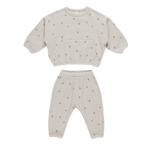 Stars Waffle Slouch Set - Quincy Mae