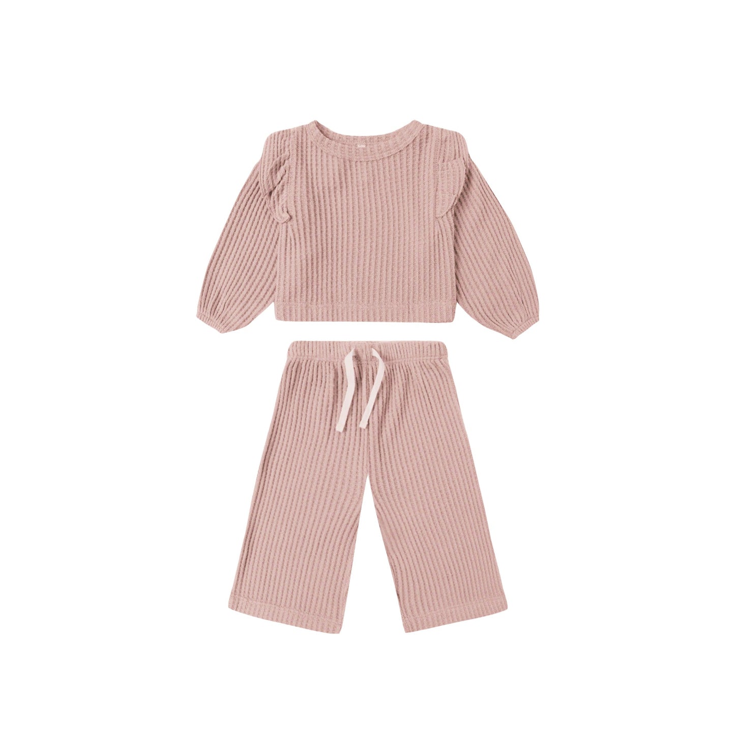 Rose Ruffle Cozy Set - Quincy Mae
