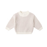 Lilac Relaxed Knit Sweater - Quincy Mae