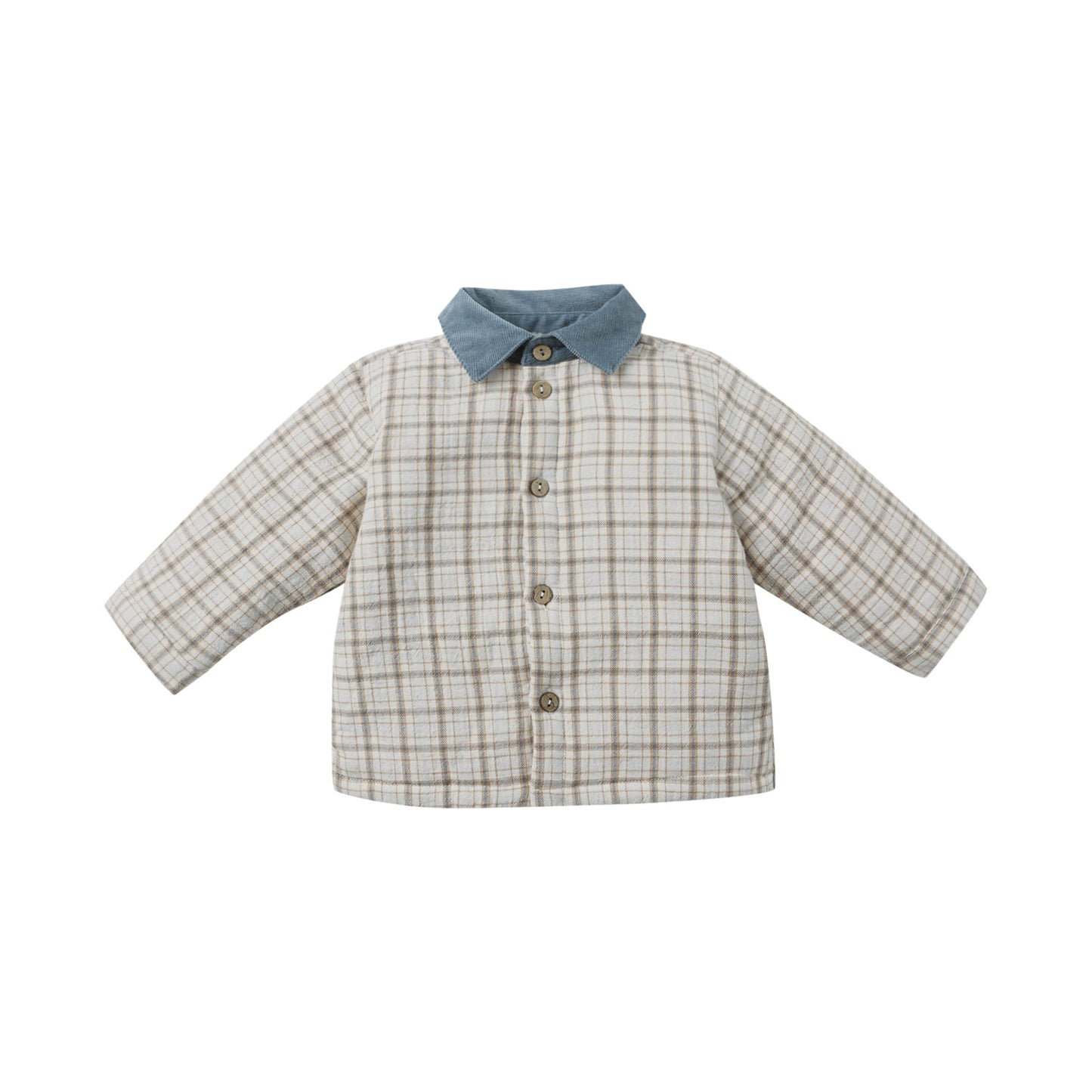Blue Plaid Ford Jacket - Quincy Mae