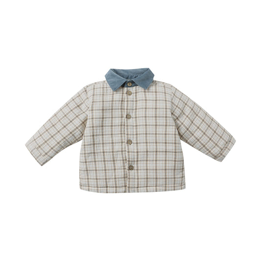 Blue Plaid Ford Jacket - Quincy Mae