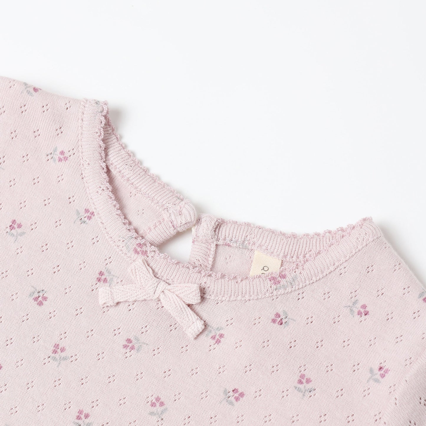 Lilac Ditsy Pointelle Top & Legging - Quincy Mae