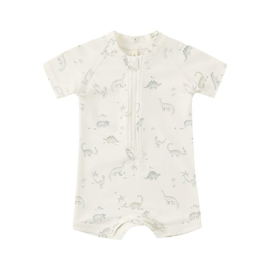 Dinosaur Zip Rashguard - Quincy Mae